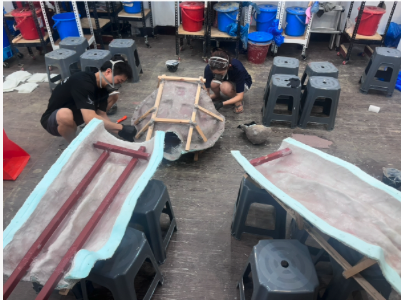 COMMISSION / SILICONE FRP SCULPTURE